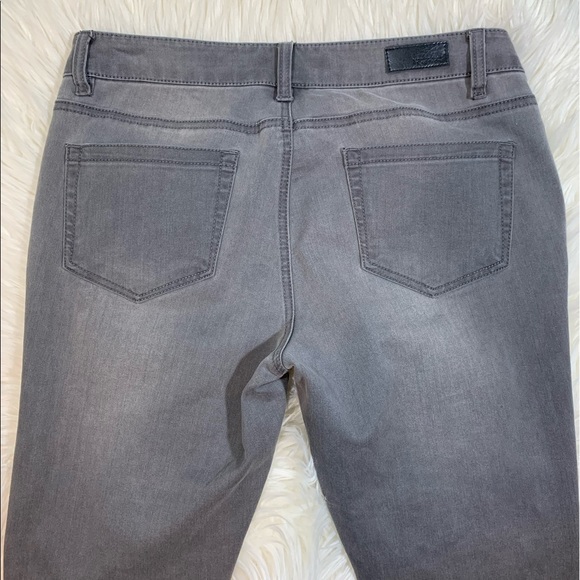 Kenneth Cole Grey Skinny Jeans Size 10 - Picture 7 of 8